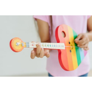 TinkerTar Rainbow Heart - Perfect Kids 1-String Guitar
