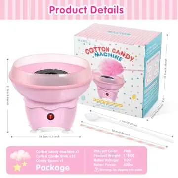 Mini Cotton Candy Machine for Kids and Parties