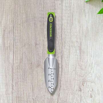 WORKPRO W152004 Garden and Flowerbed Transplanter Trowel, Heavy Duty (Single Pack)