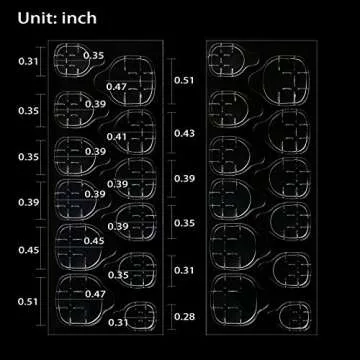 Allstarry 1200pcs (50 Sheets) Adhesive Tabs Ultrathin Waterproof Breathable Double-Sided Jelly Nail Sticker Super Sticky False Nail Glue Sticker Transparent Flexible for Manicure