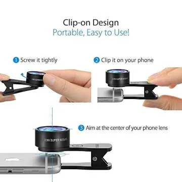 3 in 1 Lens Kit - Milocos Clip-on HD Smartphone Lenses