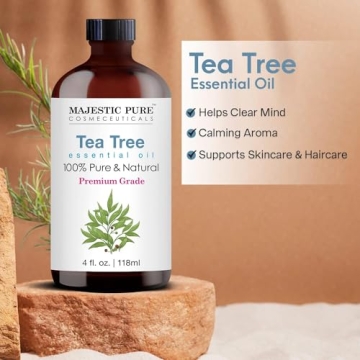 Majestic Pure Tea Tree Essential Oil - 100% Pure & Natural