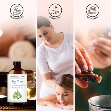 Majestic Pure Tea Tree Essential Oil - 100% Pure & Natural