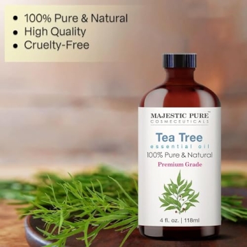 Majestic Pure Tea Tree Essential Oil - 100% Pure & Natural