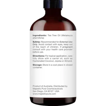 Majestic Pure Tea Tree Essential Oil - 100% Pure & Natural