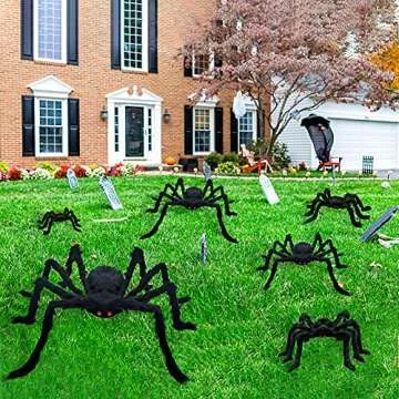 Giant Halloween Spiders Indoor Outdoor Decorations