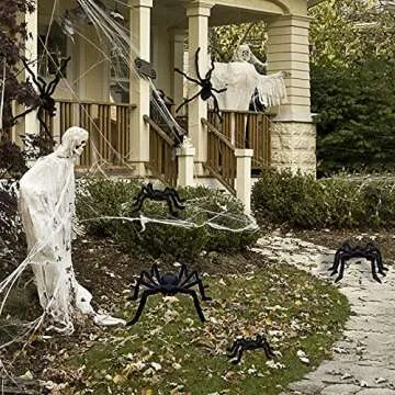 Giant Halloween Spiders Indoor Outdoor Decorations