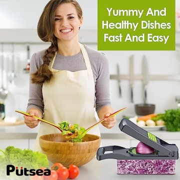 Putsea Veggie Chopper - Ultimate 13-in-1 Food Prep Tool