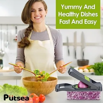Putsea Veggie Chopper - Ultimate 13-in-1 Food Prep Tool