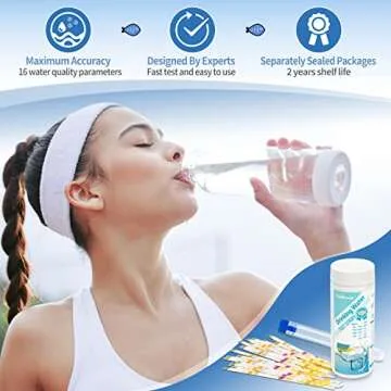 Umlecoa 16-in-1 Premium Water Test Kit - 125 Test Strips