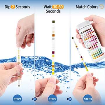 Umlecoa 16-in-1 Premium Water Test Kit - 125 Test Strips