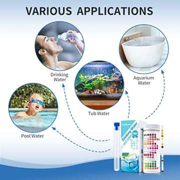 Umlecoa 16-in-1 Premium Water Test Kit - 125 Test Strips