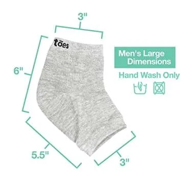 ZenToes Moisturizing Spa Socks for Dry Heels Treatment