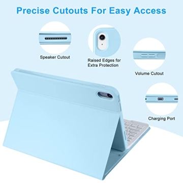 TQQ iPad 10th Generation Keyboard Case - Protect and Excel