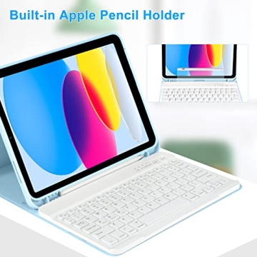 TQQ iPad 10th Generation Keyboard Case - Protect and Excel