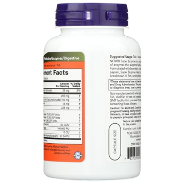 NOW Foods Super Enzymes - 90 Capsules for Digestion