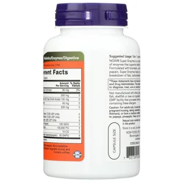 NOW Foods Super Enzymes - 90 Capsules for Digestion