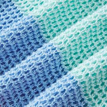 Fabumily Colorful Crochet Mini Dress for Summer Wear