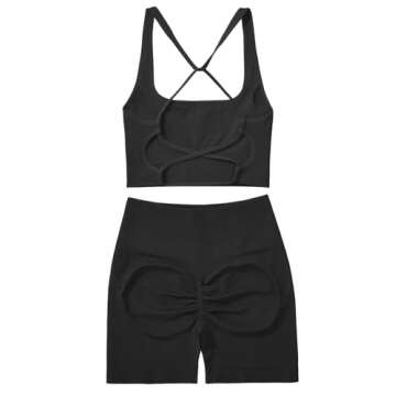 OMKAGI Women Seamless Workout Set for Ultimate Comfort