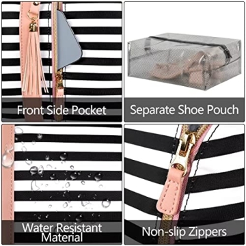 Ytonet Large Waterproof Carry On Garment Bag for Women