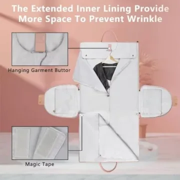 Ytonet Large Waterproof Carry On Garment Bag for Women