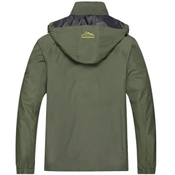 GIISAM Tactical Rain Jacket Lightweight Waterproof Outdoor Gear