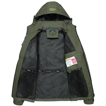 GIISAM Tactical Rain Jacket Lightweight Waterproof Outdoor Gear