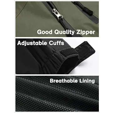 GIISAM Tactical Rain Jacket Lightweight Waterproof Outdoor Gear