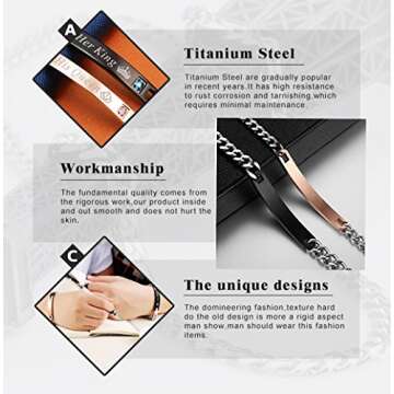 SXNK7 His Queen Her King Couple Bracelets - Customizable Jewelry