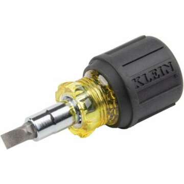 Klein Tools 32561 6-in-1 Stubby Screwdriver