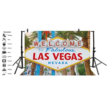 LFEEY Las Vegas 5x3ft Party Backdrop for Photoshoots