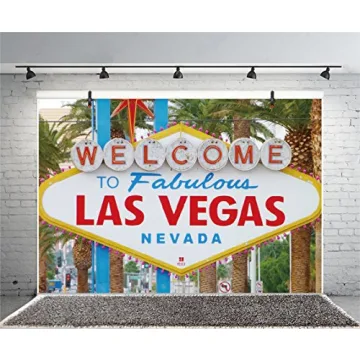 LFEEY Las Vegas 5x3ft Party Backdrop for Photoshoots