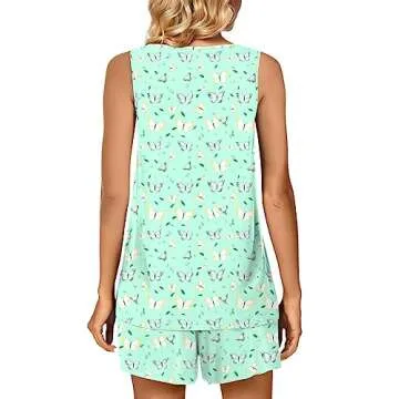 Comfy Summer Pajama Set for Women with Pockets