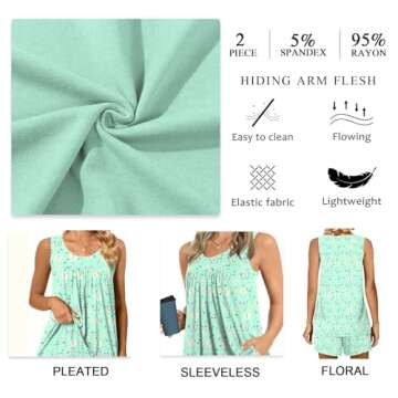 Comfy Summer Pajama Set for Women with Pockets