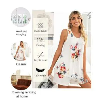 Comfy Summer Pajama Set for Women with Pockets