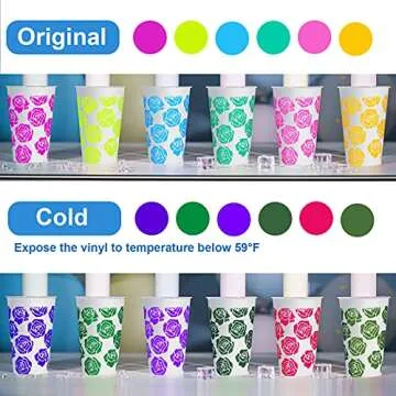 Teckwrap Cold Color Changing Vinyl Sheets for Creative Projects