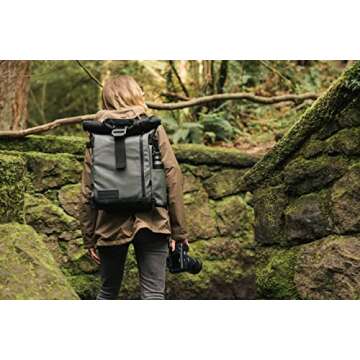 WANDRD All-New PRVKE 21L Photography Travel Backpack - Photo Bundle - Weather Resistant Camera Bag with Laptop Compartment (Wasatch Green)