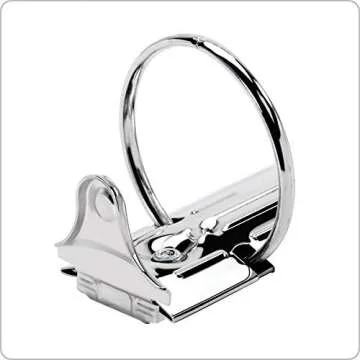 Cardinal Economy 3 Ring Binder, 2 Inch, Presentation View, Black, Holds 475 Sheets, Nonstick, PVC Free, 4 Pack of Binders (79522)