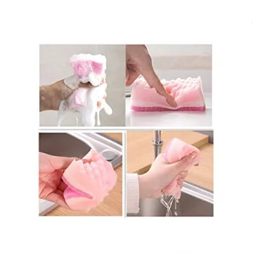 Non-Scratch Multi-Functional Scrub Sponges Pack of 4