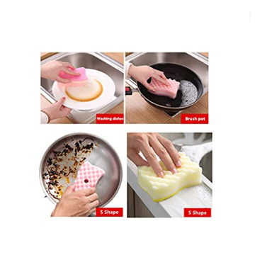 Non-Scratch Multi-Functional Scrub Sponges Pack of 4