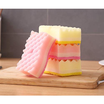 Non-Scratch Multi-Functional Scrub Sponges Pack of 4