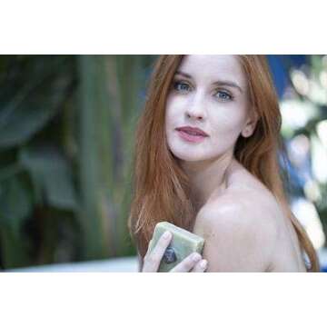 Lifestone Amethyst Crystal Soap with Organic Spirulina and Lavender Essential Oil