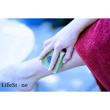 Lifestone Amethyst Crystal Soap with Organic Spirulina and Lavender Essential Oil