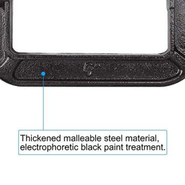 Abuff Heavy Duty 4 Piece 6 Inch C Clamp Set for Woodworking