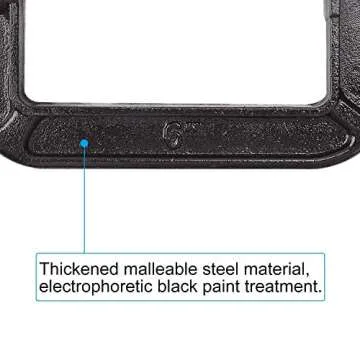 Abuff Heavy Duty 4 Piece 6 Inch C Clamp Set for Woodworking