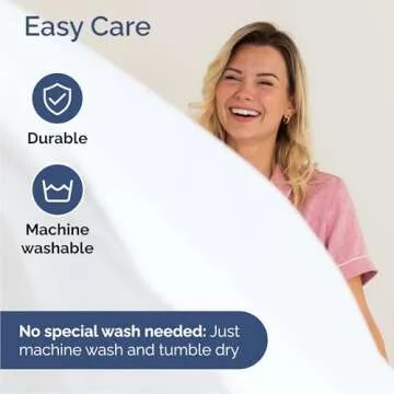 Cal King 6 Piece Sheet Set - Breathable & Cooling Sheets - Hotel Luxury Bed Sheets - 1 Flat Sheet, 1 Fitted Sheet & 4 Pillowcases - Deep Pocket - Easy Fit, Soft & Wrinkle Free - Cal King White Sheets