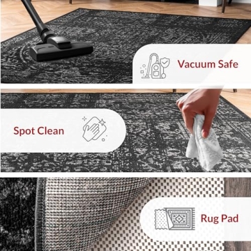 nuLOOM Arlena Area Rug 5x8 Durable Decorative Flooring