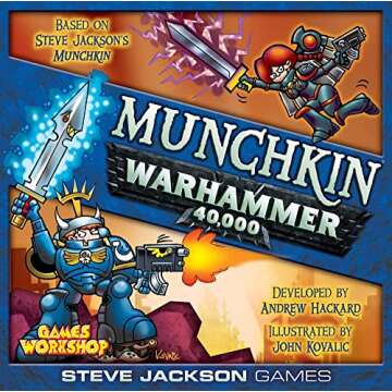 Munchkin Warhammer 40,000 - Epic Battles & Humor Await!
