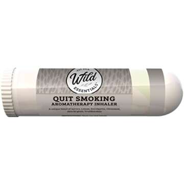 Wild Essentials Quit Smoking Aromatherapy Nasal Inhalers - 3 Pack of 100% Natural Essential Oils