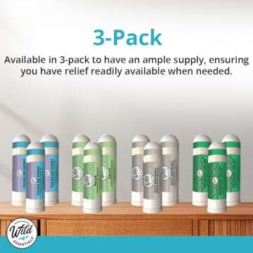 Wild Essentials Quit Smoking Aromatherapy Inhalers 3 Pack